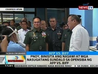 Download Video: PNoy, binista ang nasawi at mga sugatang sundalo sa opensiba ng AFP vs. BIFF