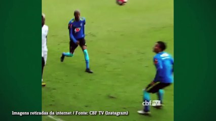Joia do Flamengo dá chapéu e caneta em jogo-treino da Seleção sub-20