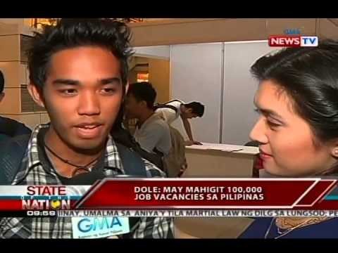 SONA: DOLE: May mahigit na 100,000 job vacancies sa Pilipinas