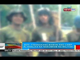 BP: BIFF, tinangkang bawiin ang isang kampo nilang nakubkob ng militar