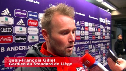 Jean-François Gillet : l'homme du match d'Anderlecht-Standard