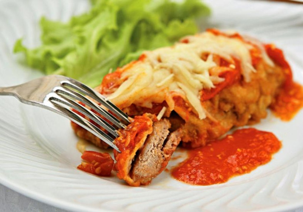 PARMEGIANA ao MOLHO DE TOMATES FRESCOS 2 receitas em 1 só