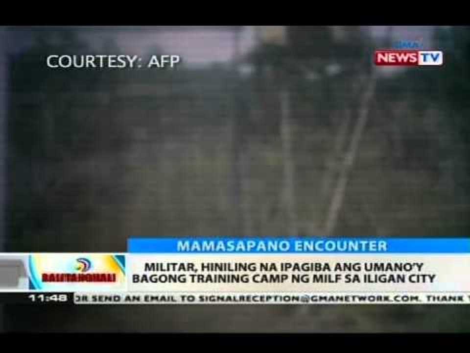 Militar, hiniling na ipagiba ang umano'y bagong training camp ng MILF sa Iligan City