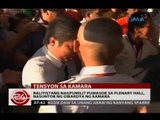 24 Oras: Raliyistang nagpumilit pumasok sa plenary hall, nasuntok ng gwardya ng Kamara
