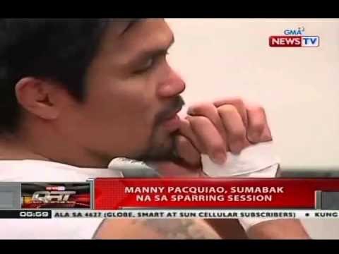 QRT: Manny Pacquiao, sumabak na sa sparring session