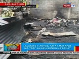 Lalaking 4-anyos, patay matapos ma-trap sa nasusunog na bahay sa Bacolod City