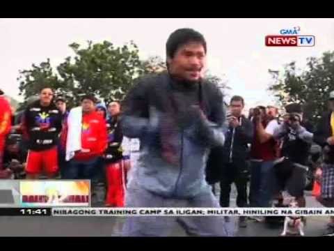 BT: Pacman, nag-shoot ng commercial sa gitna ng kanyang training