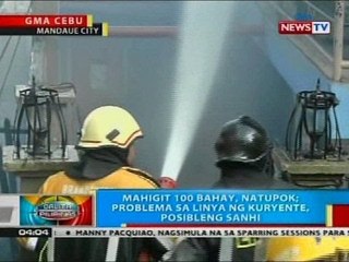 Mahigit 100 bahay sa Mandaue City, Cebu, natupok; problema sa linya ng kuryente, posibleng sanhi