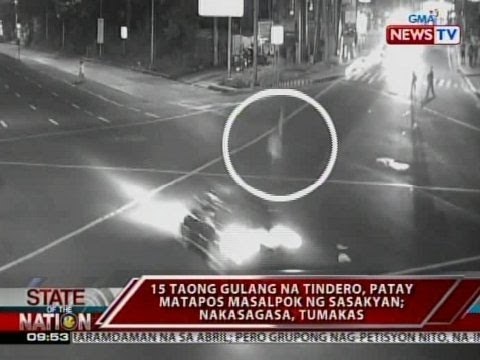 SONA: 15 taong gulang na tindero, patay matapos masalpok ng sasakyan