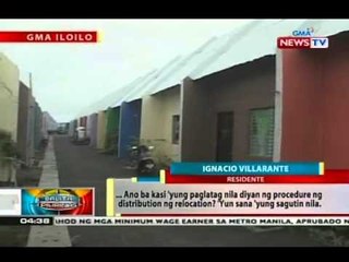 Proseso ng pagpili ng mga taong bibigyan ng malilipatang bahay sa Iloilo City, maanomalya umano