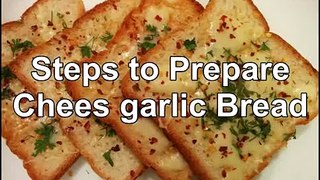 Tasty Garlic Cheese  Bread Recipe By Food Recipes