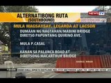 BT: Mga alternatibong ruta, itinalaga ng MMDA ngayong sarado ang Ayala Bridge