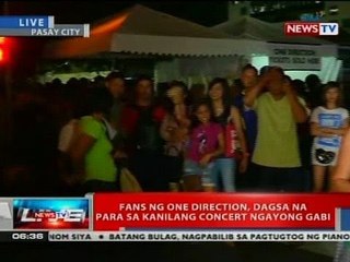 NTVL: Fans ng One Direction, dagsa na para sa kanilang concert