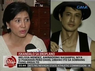 Lalaking nakaaway ni Melissa Mendez sa eroplano, nanindigang ang aktres ang unang nagalit