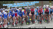 Cyclisme Passage à Trets du Gd prix LA MARSEILLAISE 29JANV2017
