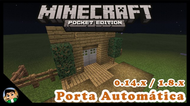 PORTA DUPLA AUTOMATICA... Minecraft PE/PC Tutoriais #03 | AlexMine8080