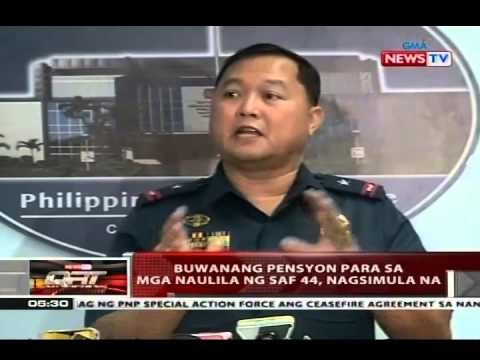 QRT: Buwanang pensyon para sa mga naulila ng SAF 44, nagsimula na