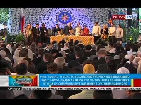 BP: Pres. Aquino, muling isinulong ang pagpasa ng BBL