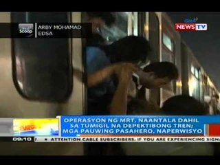 NTG: Operasyon ng MRT, naantala dahil sa tumigil na depektibong tren kagabi