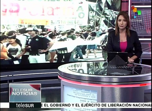 Obreros argentinos luchan contra políticas del pdte. Mauricio Macri