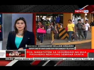 QRT: PCG, nakatutok sa seguridad ng mga pasahero ngayong Semana Santa