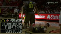 One Of The Worse Flops Ever Made By Oregon's Dillon Brooks!