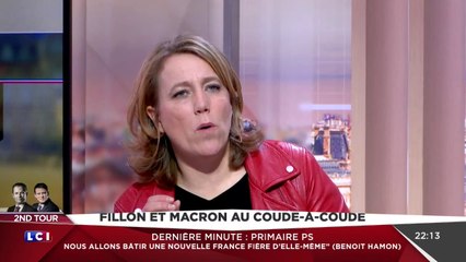 Danielle Simonnet - Réaction au 2e tour de la primaire PS - LCI - 29/01/2017