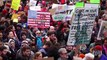 Protest erupts in Washington against refugee ban