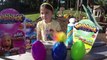 WUBBLE BUBBLE BALL X Family Fun Playtime Outside + Surprise Eggs Frozen Toys Videos ToysReview