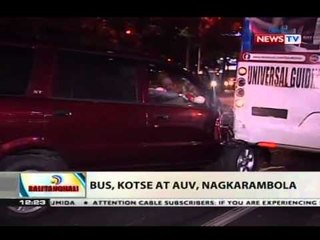 BT: Bus, kotse at AUV, nagkarambola