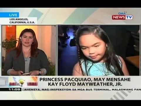 BT: Princess Pacquiao, may mensahe kay Floyd Mayweather, Jr.