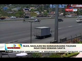 BT: Mga sasakyang dadaan sa NLEX, inaasahang dadagsa simula Miyerkules Santo