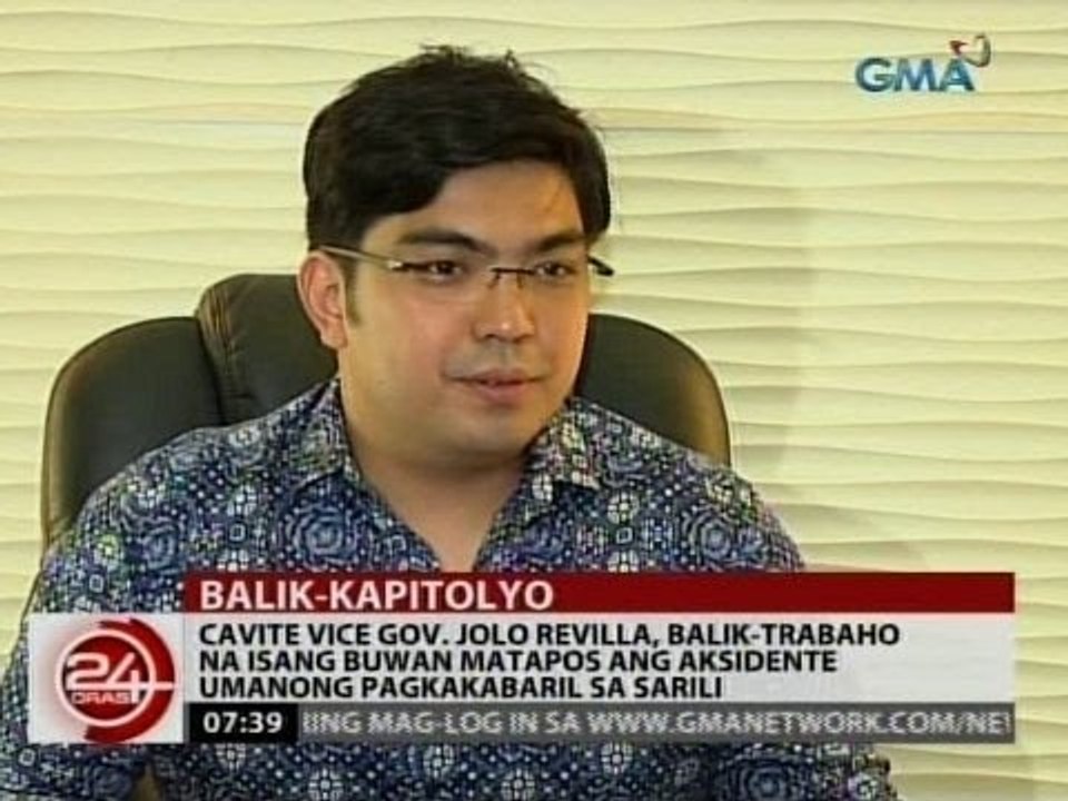 Jolo Revilla, balik-trabaho na isang buwan matapos ang aksidente umanong pagkakabaril sa sarili