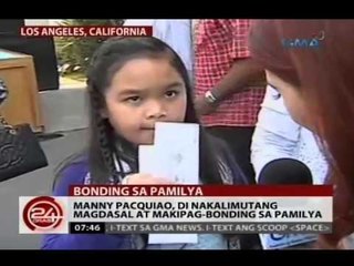 24 Oras: Princess Pacquiao, may babala kay Mayweather