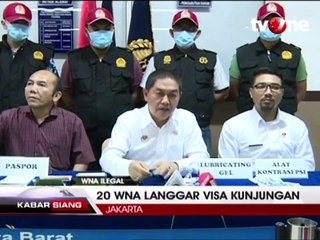 Pemerintah Bentuk Satgas Orang Asing, 20 WNA Ditangkap