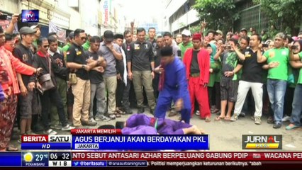 Agus Janji Bikin Keberadaan PKL Jadi Daya Tarik Ibukota