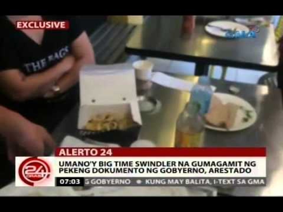 24 Oras: Umano'y bigtime swindler na gumagamit ng pekeng dokumento ng gobyerno, arestado