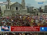 Pagtatapos ng prusisyon ng itim na Nazareno, sinalubong ng maraming deboto