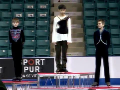 2012 CFSC Novice Men Medal Ceremony (Partial) - Anthony Kan, Roman Sadovsky, Nicolas Nadeau
