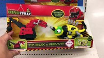 DinoTrux Toy Ton Ton Lift Dump Truck Bed Toy Giant TonTon Season 2 Episode by FamilyToyReview