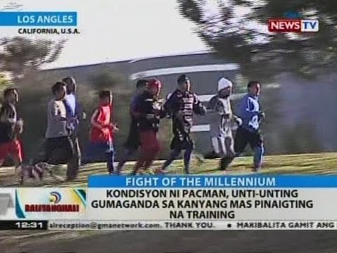 BT: Kondisyon ni Pacman, unti-unting gumaganda sa kanyang mas pinaigting na training