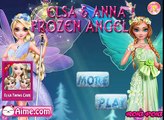 ELSA FROZEN Y ANNA FROZEN SE CONVIERTEN EN ANGELES! - ELSA AND ANNA FROZEN ANGELS!