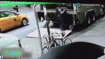 Ladrão de Nova Iorque rouba pote de ouro de caminhão blindado.