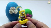 Play Doh Surprise Eggs Mickey Mouse Spongebob Minions Disney Sofia The First Surprise Toys