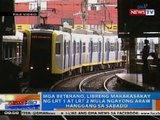 NTG: Mga beterano, libreng makakasakay ng LRT 1 at 2 mula ngayong araw hanggang sa Sabado
