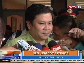 NTG: Sen. Jinggoy Estrada, posibleng operahan sa kaliwang balikat
