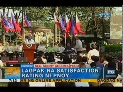 Does drop in PNoy's satisfaction rating matter? | Unang Hirit