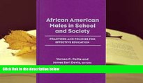 PDF  African American Males in School   Society: Practices   Policies for Effective Education For