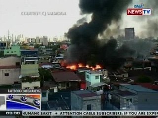 NTG: Isa patay nang masunog ang 10 bahay sa Sampaloc, Maynila