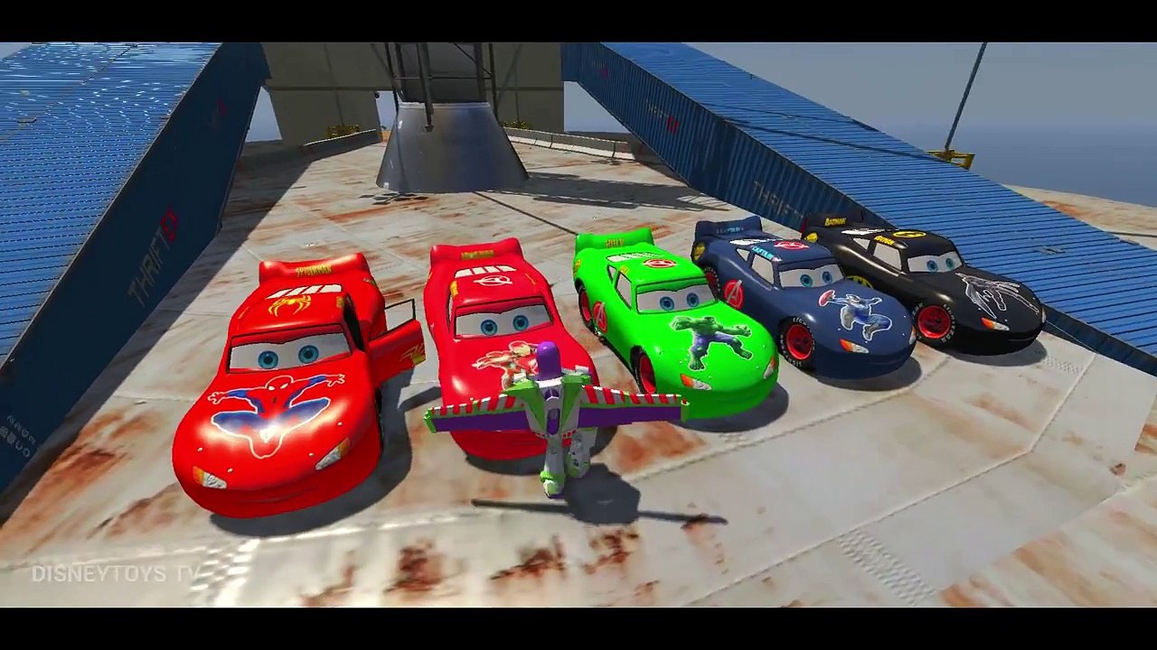 Buzz Lightyear Ride Lightning Mcqueen Cars| Mc queen Super hero | Song For kids